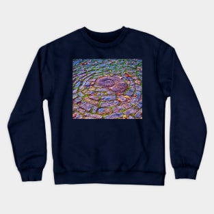 A Magical ammonite at Glastonbury Crewneck Sweatshirt